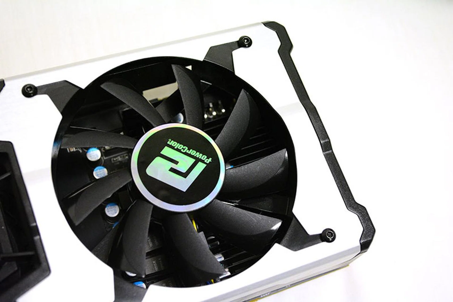 The fan provides dedicated air cooling to the VRM components.