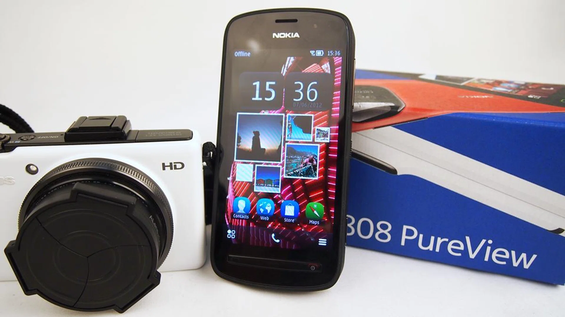 In a nutshell: if you are looking for a camera, get a camera. If you are looking for a smartphone, get a smartphone.