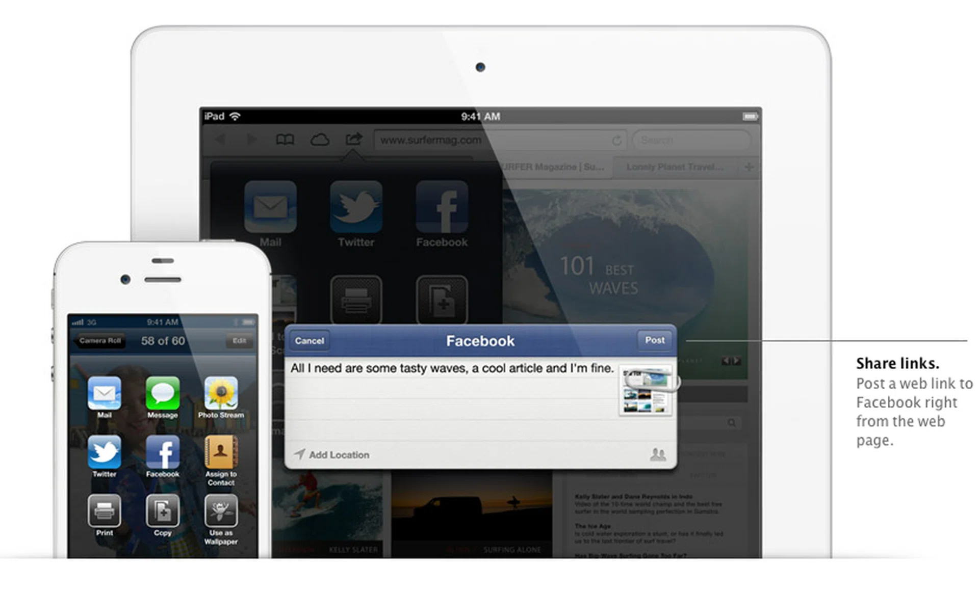 iOS 6 will feature a system-wide login for Facebook which will allow you to log in just once for all apps running on iOS. 