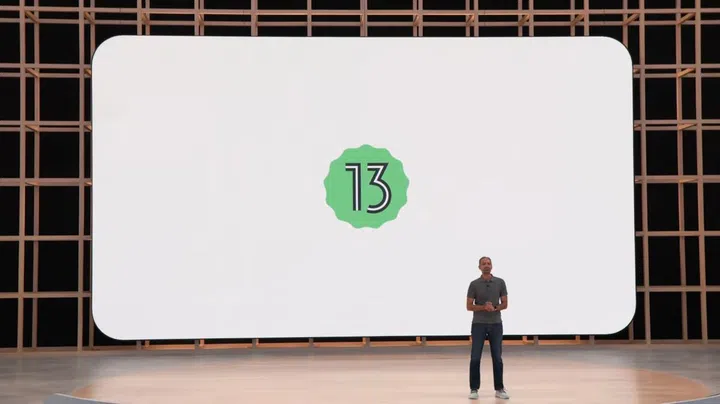 Android 13 at Google I/O 2022.