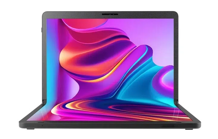 The LG Gram Fold has a 17-inch screen when unfolded, or a 12-inch screen when folded. <br>Image source: LG