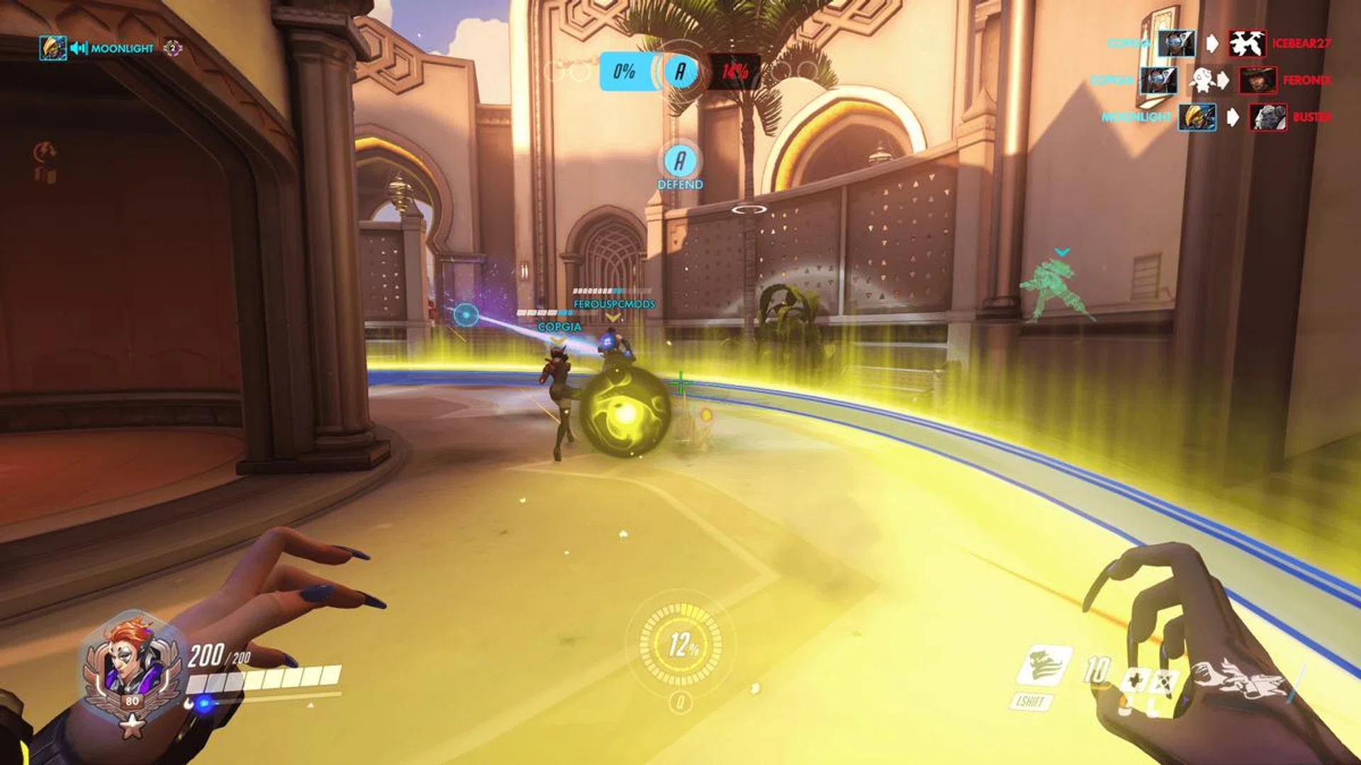 Balancing offense and support abilities requires situational awareness and quick thinking.