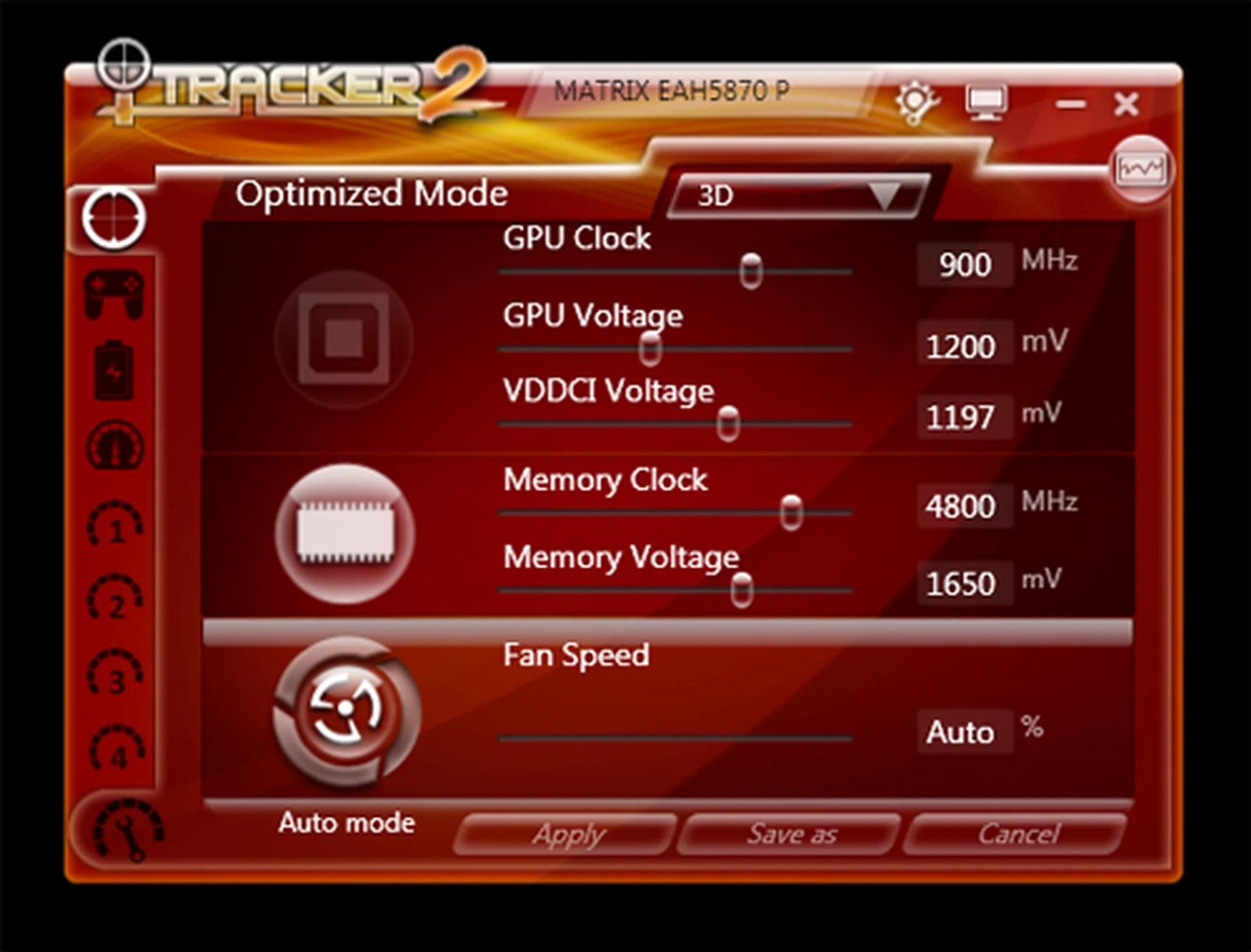The iTracker2 overclocking utility is simple to use and boasts a wide range of parameters that you can play around with.