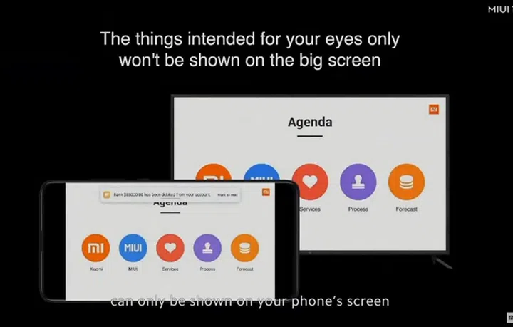 Casting now comes with a Private Casting option that hides notifications when you're busy with a presentation.