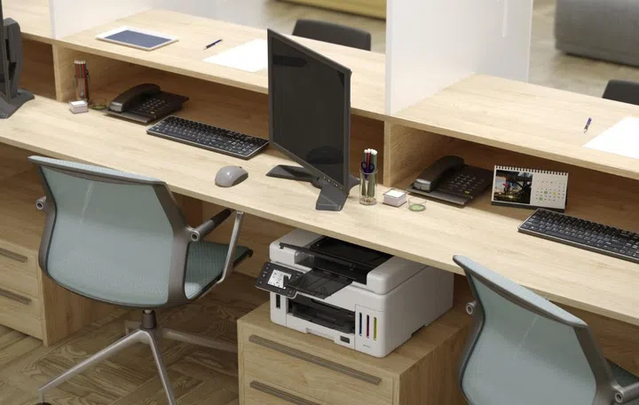 Maxify MegaTank GX6570 now has a front-facing DADF. Image source: Canon. 