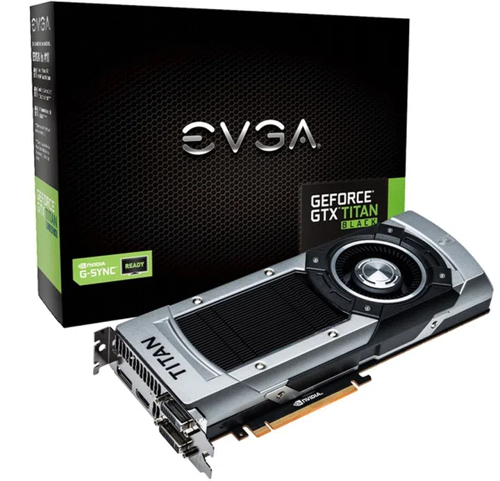 The EVGA GeForce GTX Titan Black (NE5XTIB010JB-P2083F). (Image Source: EVGA)