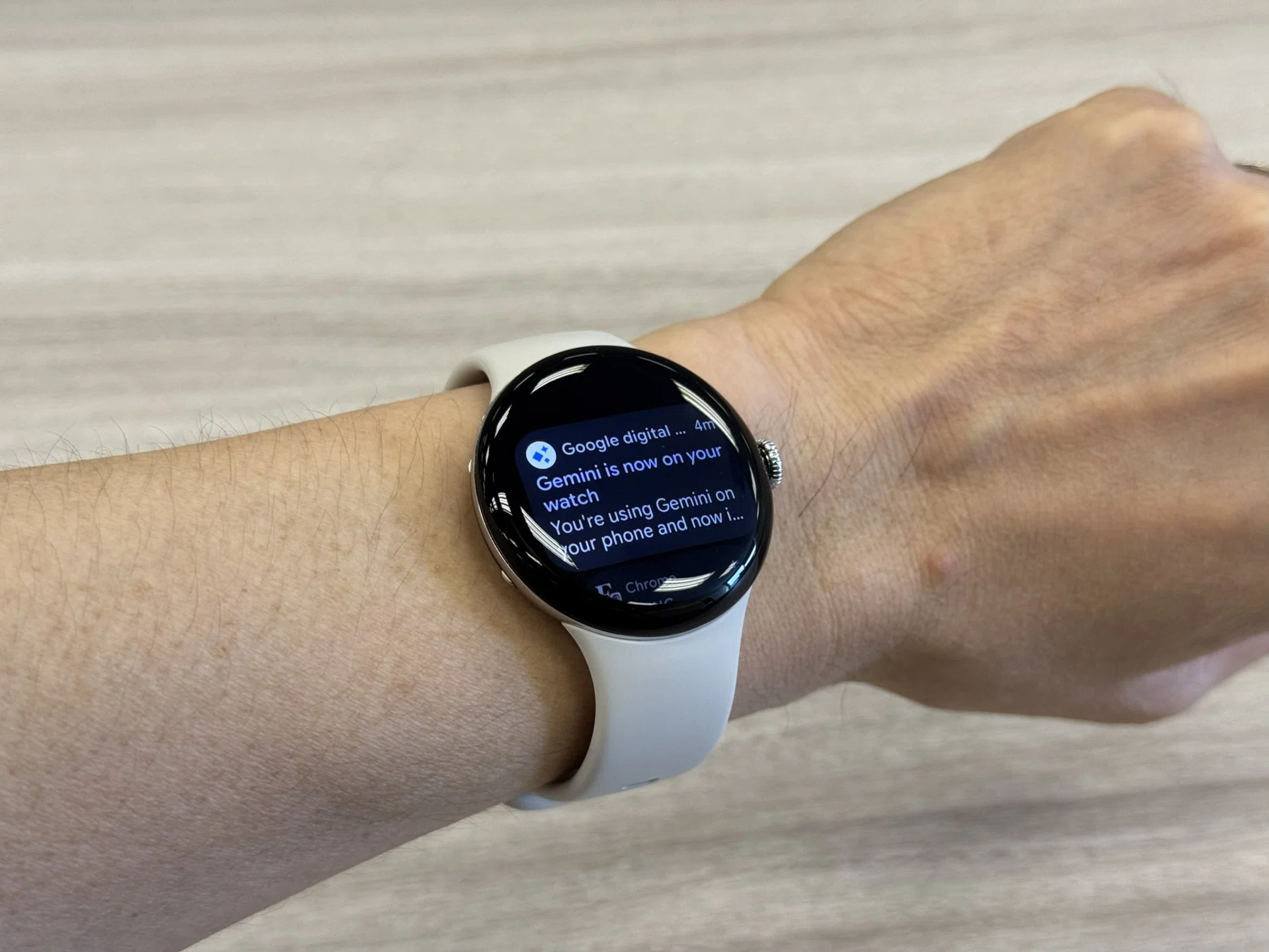The Google Pixel Watch 4.