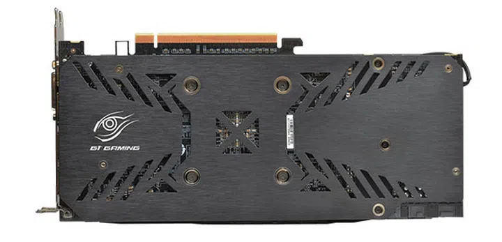 Both cards feature a similar brushed metal backplate for added support. (Image Source: Gigabyte)