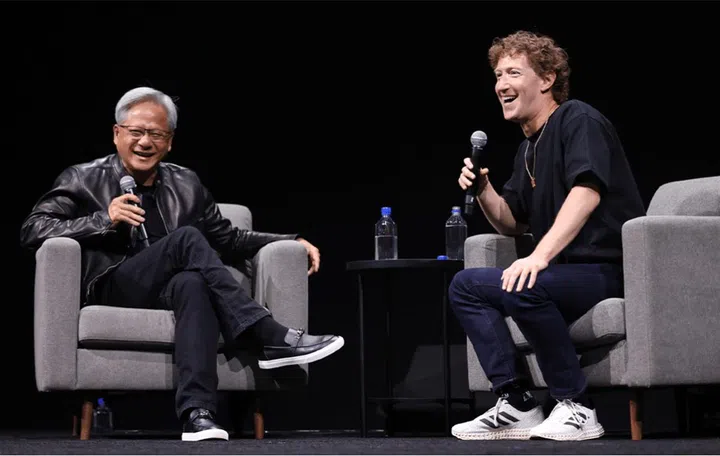 This marks the first time Mark Zuckerberg has appeared at SIGGRAPH. Photo: NVIDIA