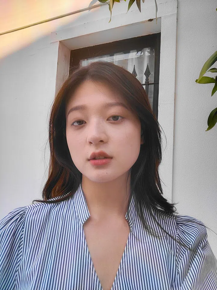 Sample selfie via Oppo's new under-display camera.