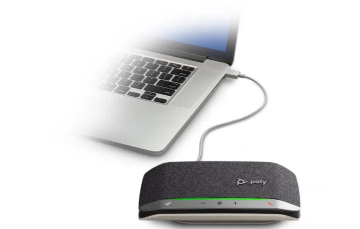 A connected Poly Sync 20. Image courtesy of Poly.