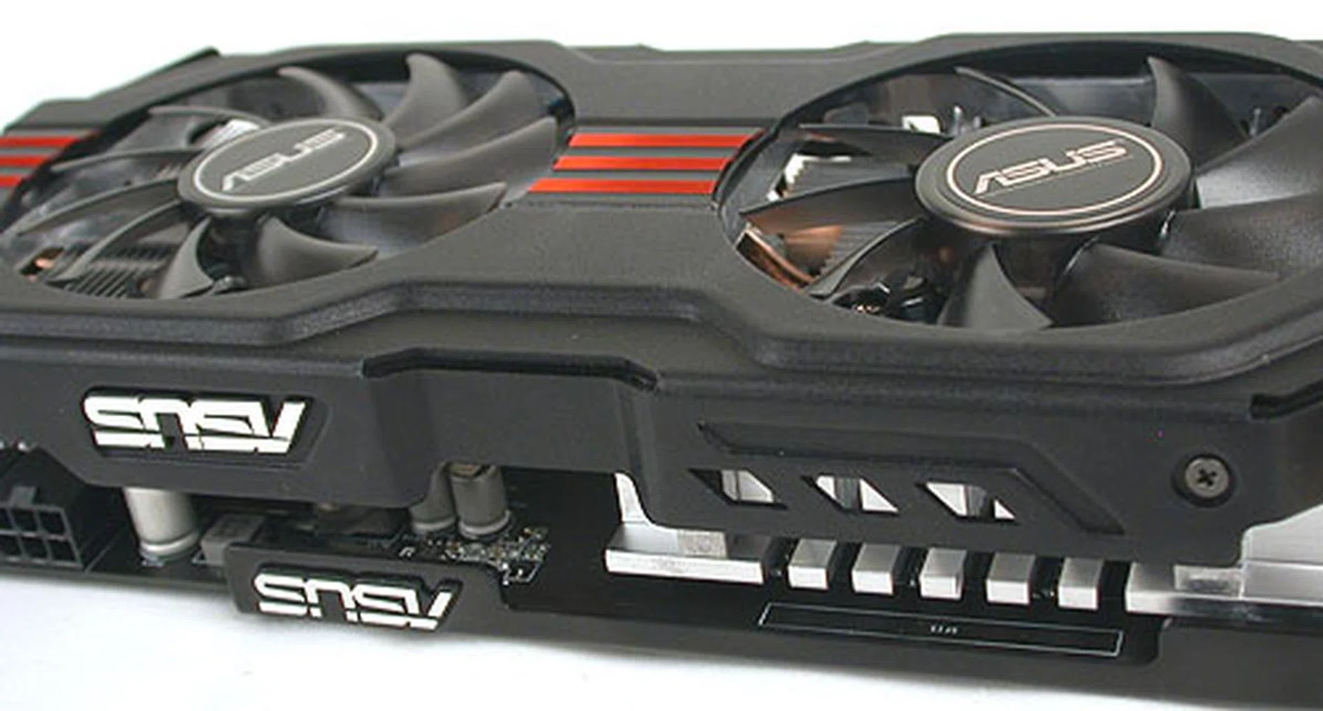 Due to its large cooler and the heatsinks underneath, this is a hefty card. 