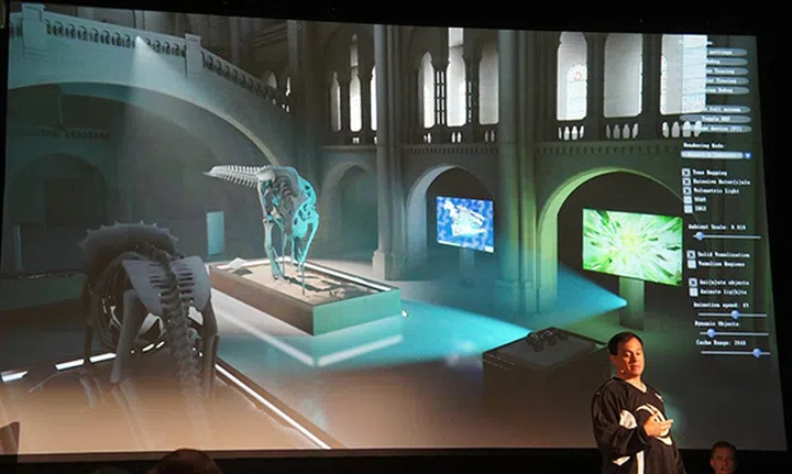 A demo showing GI Works, enabling real-time and dynamic global lighting effects.