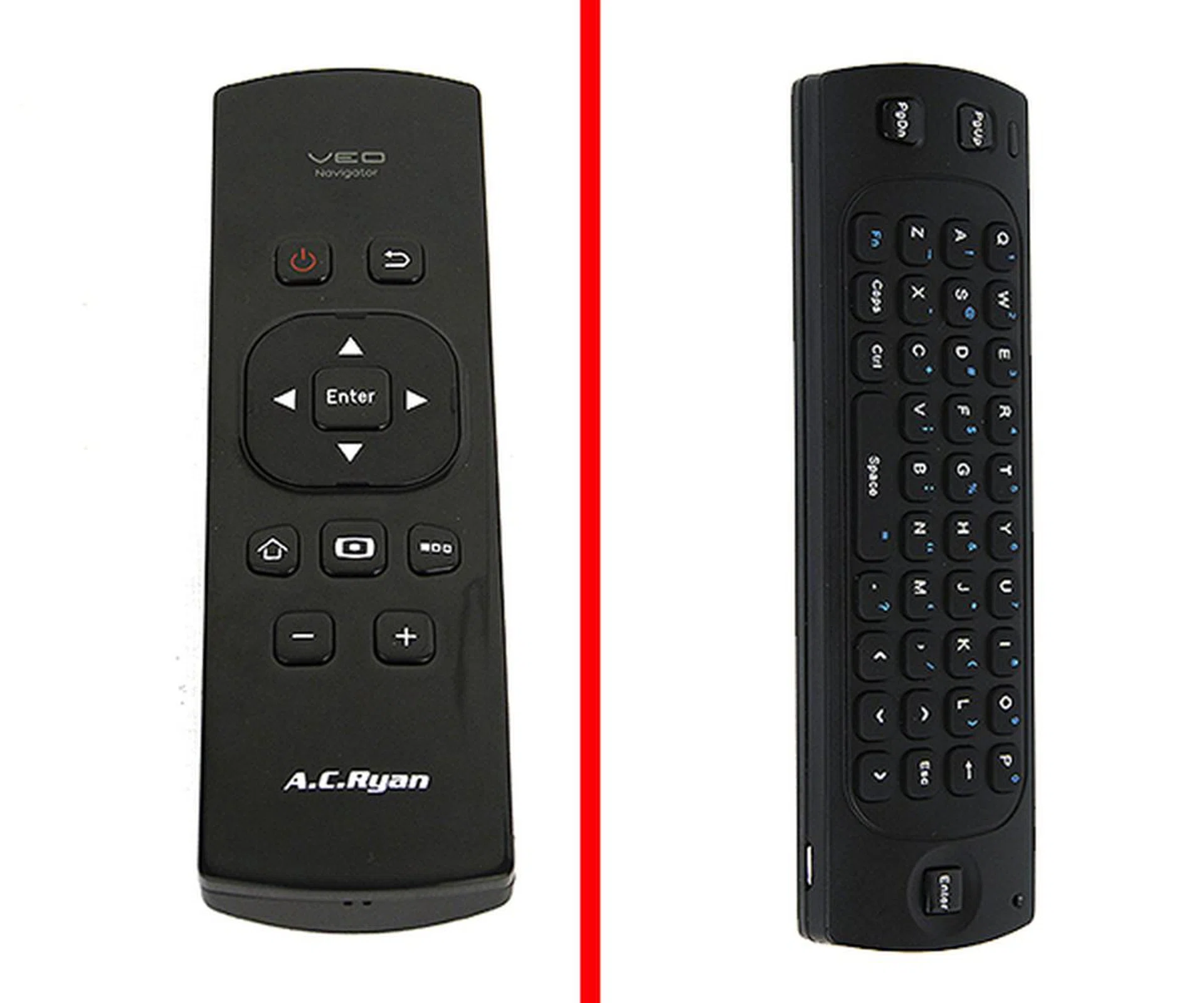 The VEO Navigator is confusing and unintuitive to use, which makes using the Veolo 2 frustrating. There's a QWERTY keyboard on its back.