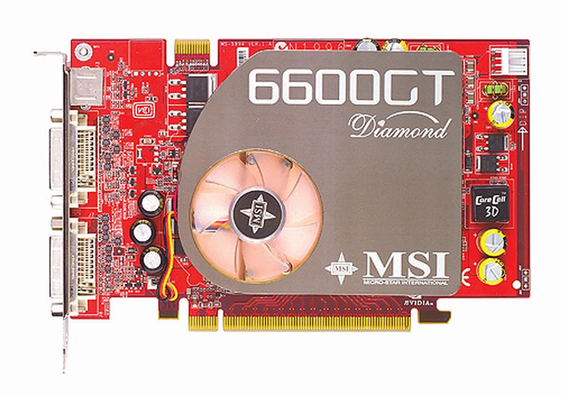 Awarded our Most Innovative Product award, this card from MSI was one of the best 6600 GT money could buy.