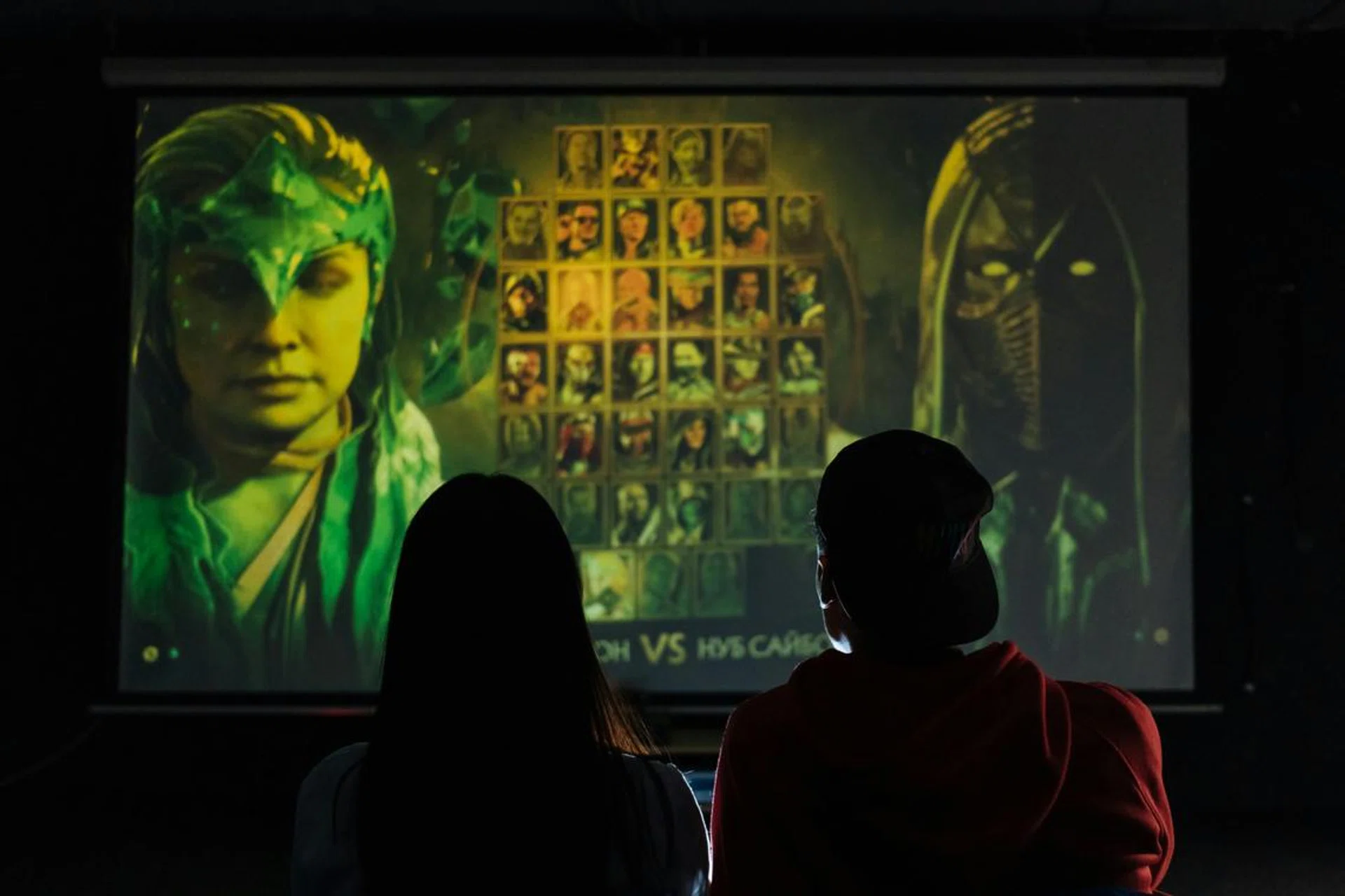 You can game on some modern projectors