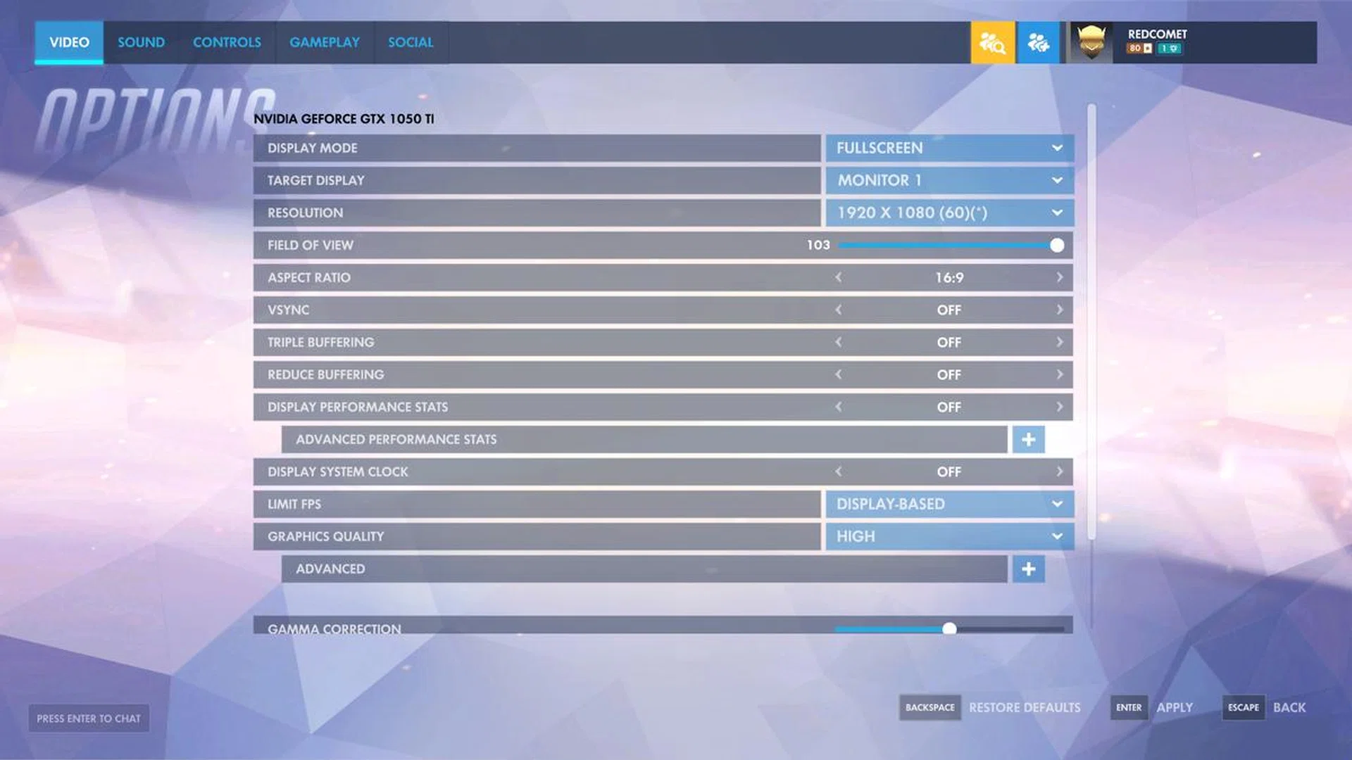 Default settings, no additional tweaking required for optimal gameplay.