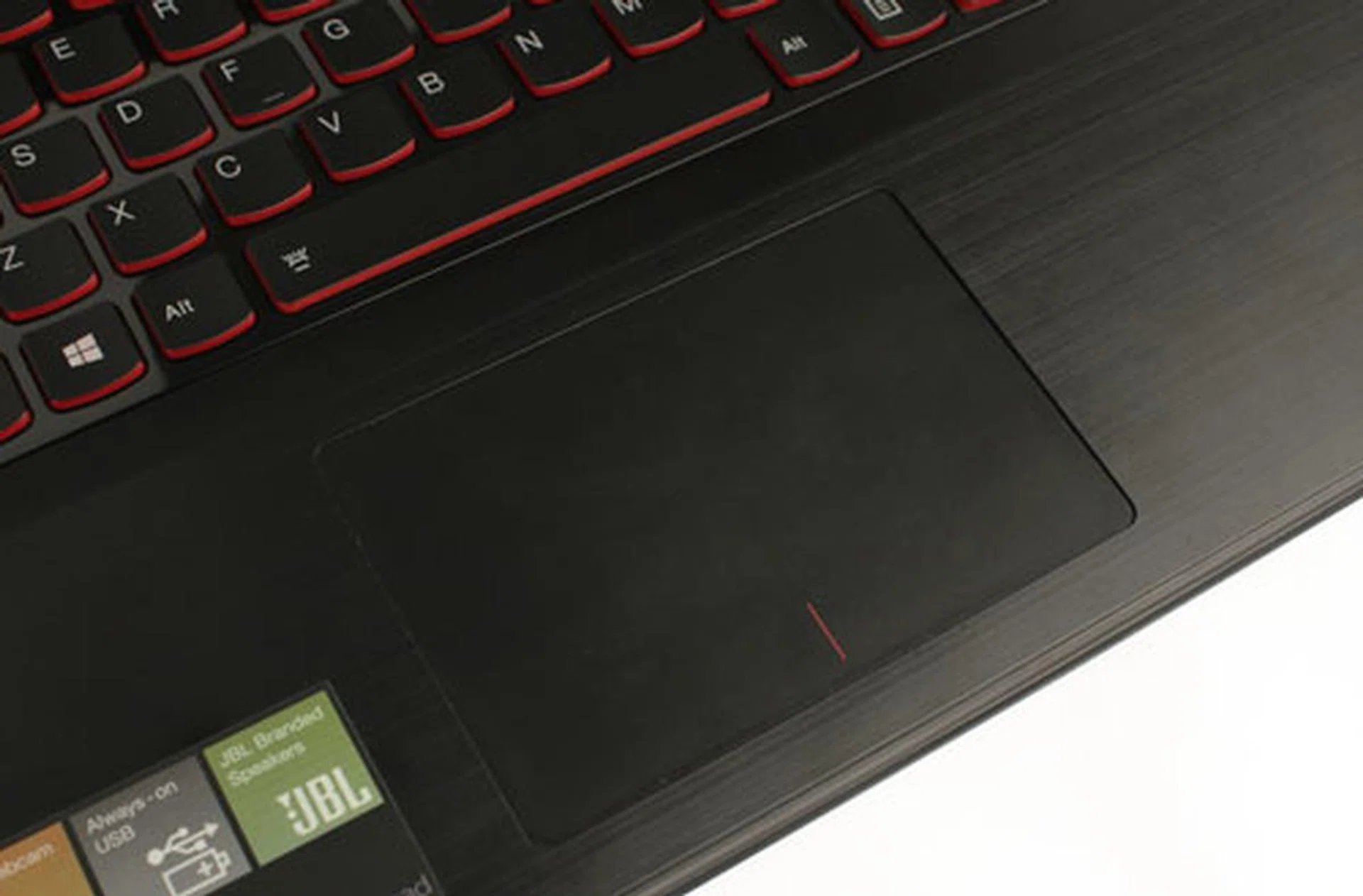 While the Y500's clickpad is large, the buttons are mushy and feel cheap.