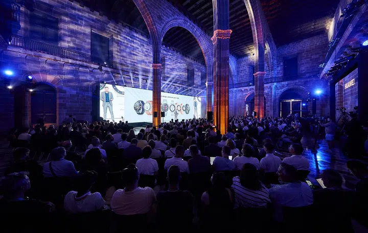Huawei's wearables launch in Barcelona on 15 September 2023.