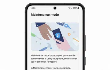 Maintenance Mode on Samsung Galaxy devices.