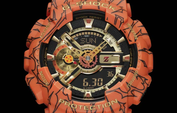 G-Shock x Dragon Ball Z GA-110JDB (Image source: Casio)