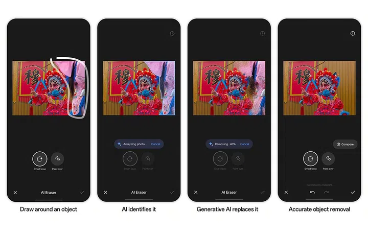 AI Eraser will be available through an over-the-air update. (Image: OPPO).
