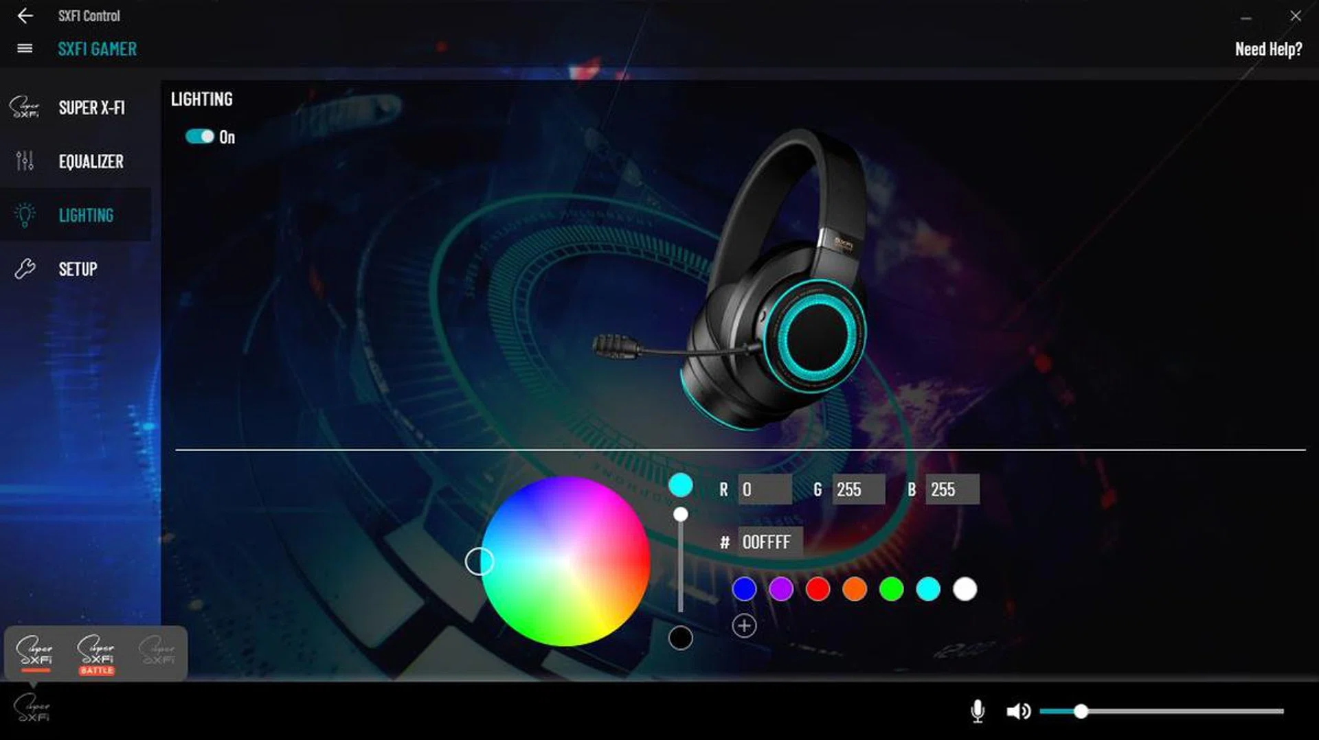 You can switch between the different modes in the bottom left. 