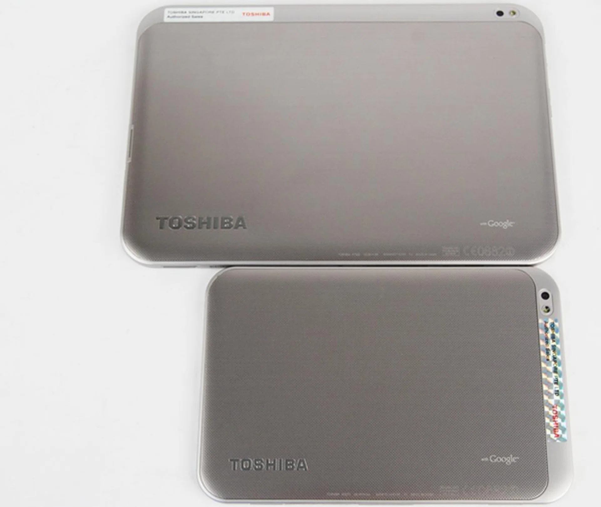the two different shades of grey and the dimples on their textured backs.