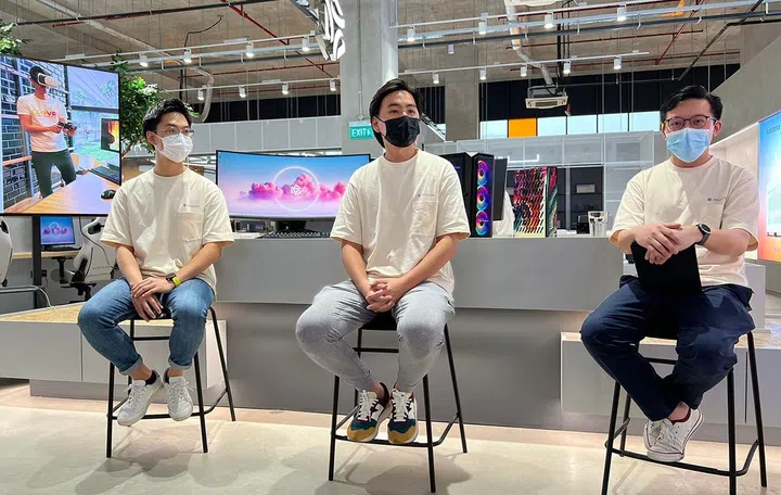 Dreamcore founders (from left to right), co-founders Kwan Wei Zhong, Shaun Tan, and Eugene Lim.