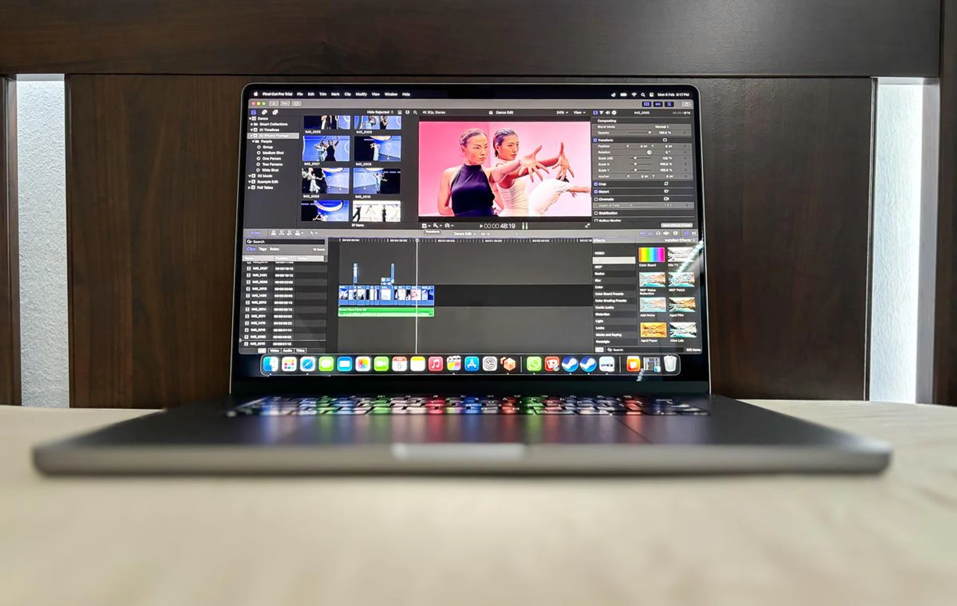 Even though it's an older model, my Apple Macbook Pro with M2 Max still handles video editing and basically every task effortlessly.