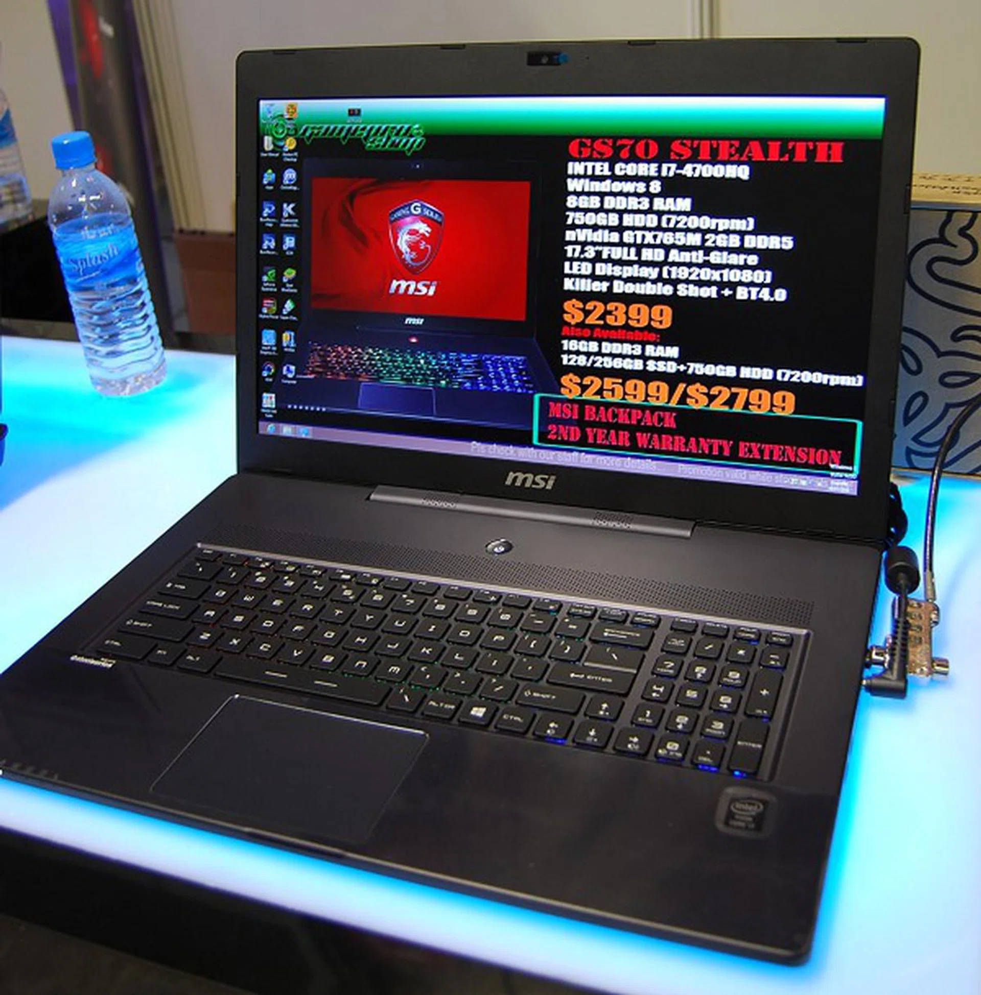 What about if you want a 17-inch gaming notebook? The GS70 should be high on your shortlist as it's one of the slimmest, well-built and all-rounded gaming notebooks. Prices start from S$2399.