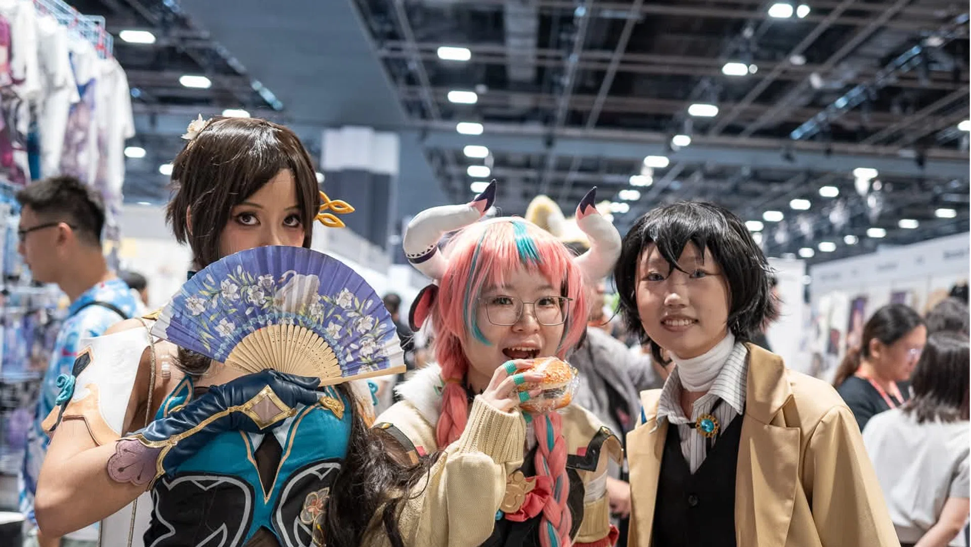 Cosplayers attending AFASG 2025