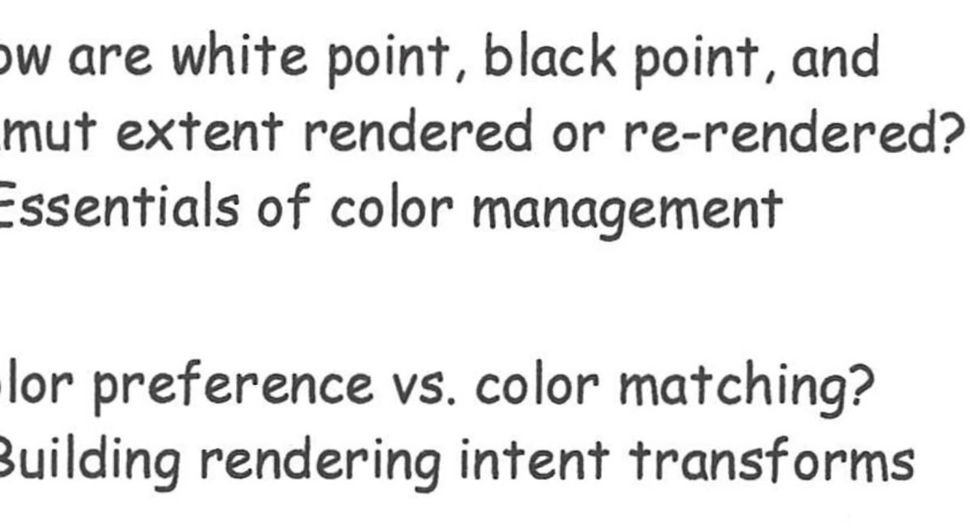 Close-up scan of its text print capability.