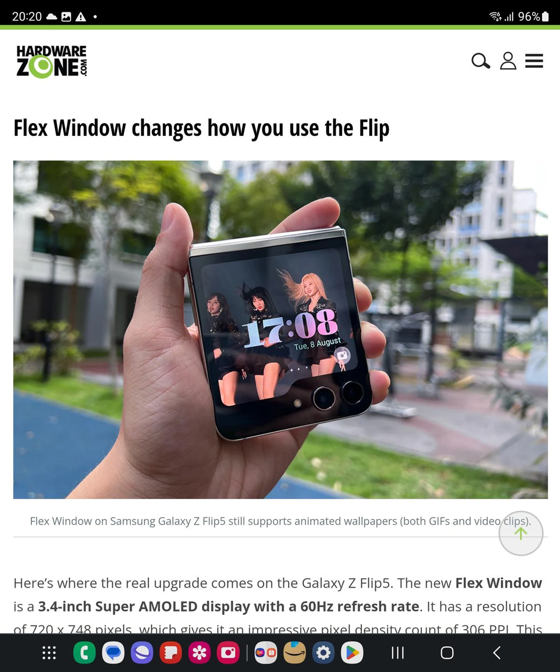 See the Taskbar below? The four on the right are the most recent apps.