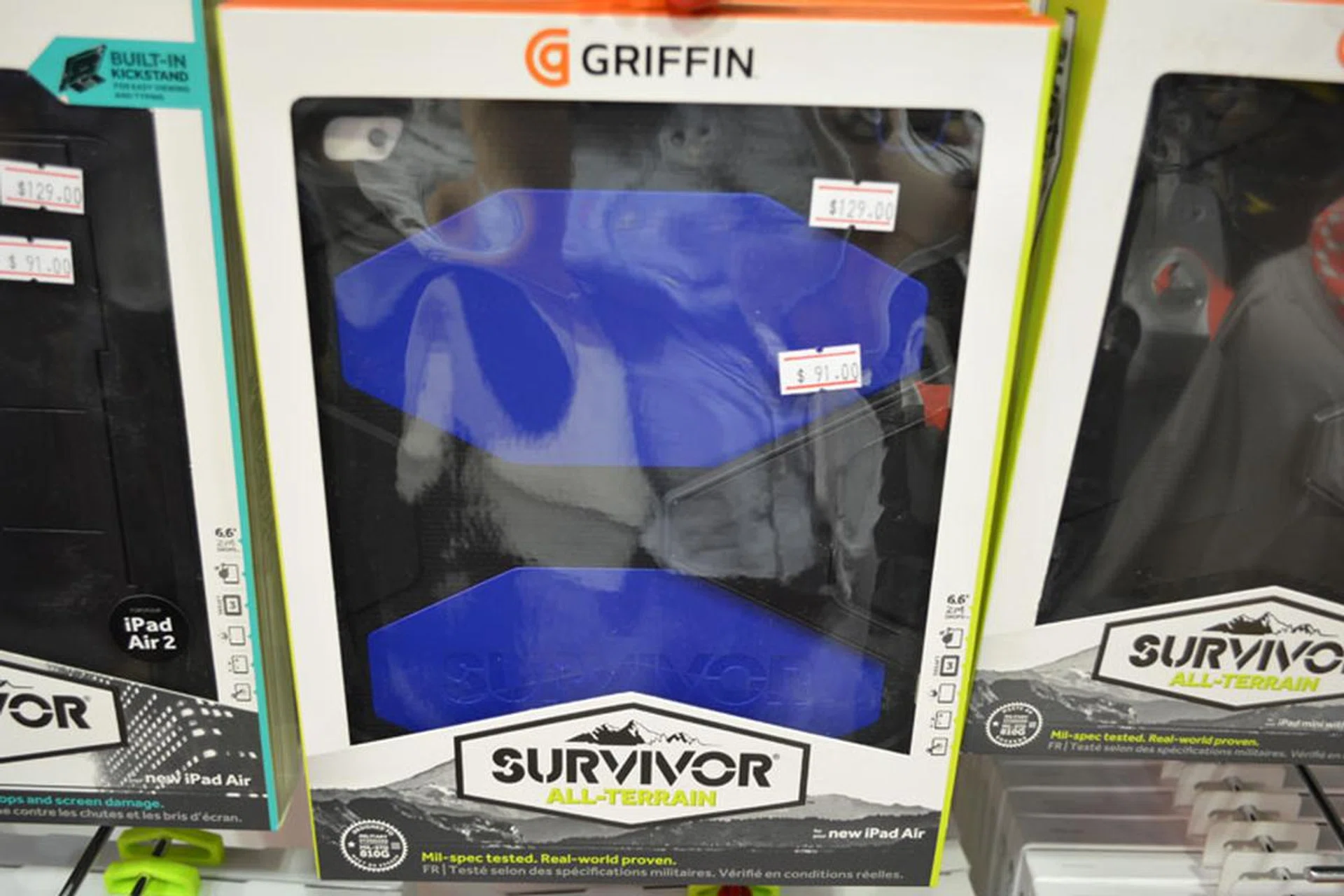 The Griffin Survivor for the new iPad Air is guaranteed to protect your device against all manner of mishaps you may encounter on your adventures in the urban jungle. It's weather-proof design shields your tablet from the elements and it is rated to withstand shocks from a 2m drop onto concrete. Now, you can get best-in-class protection for your iPad Air  for just $91 (usual price $129) at Epicenter's booth at the IT Show. 