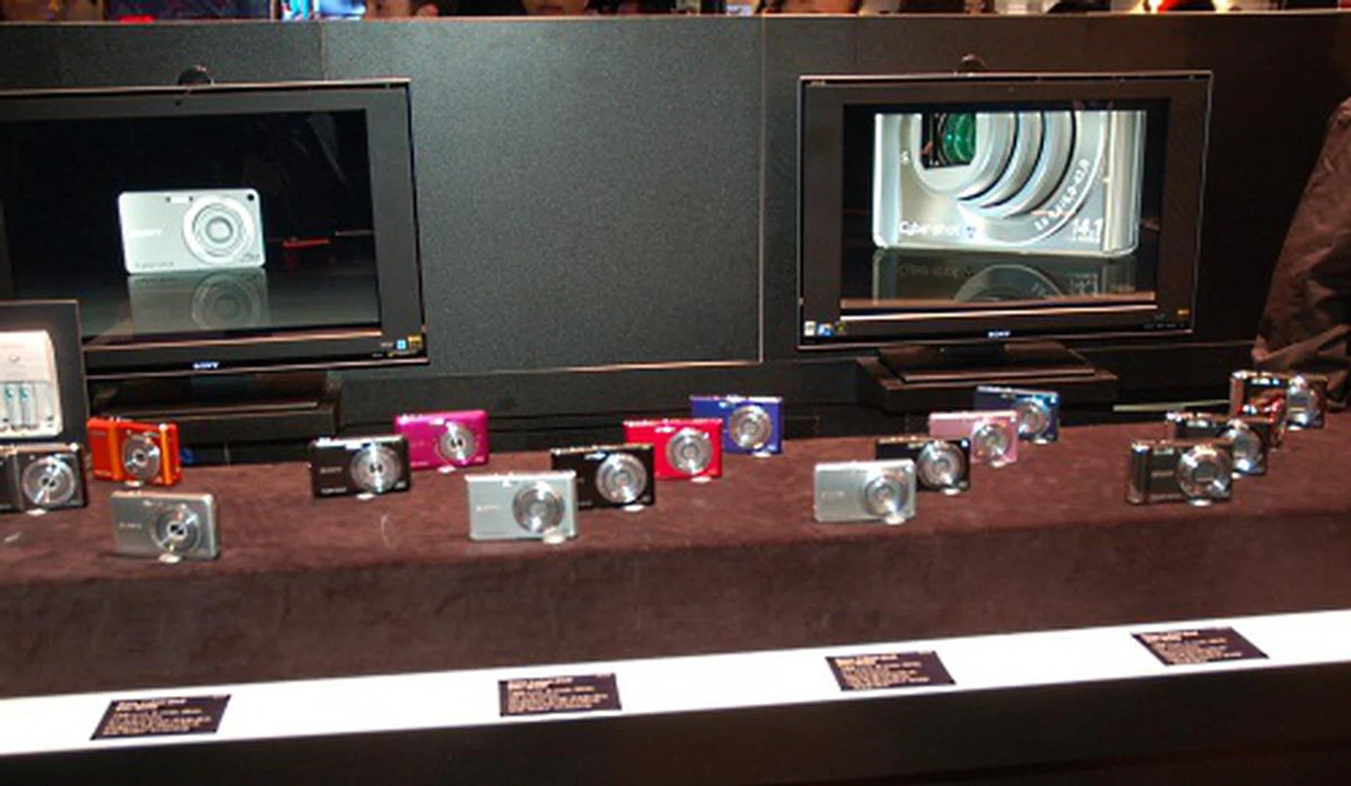 The new Cybershots with the Exmore R CMOS sensor are the DSC-TX7 and the DSC-HX5V.