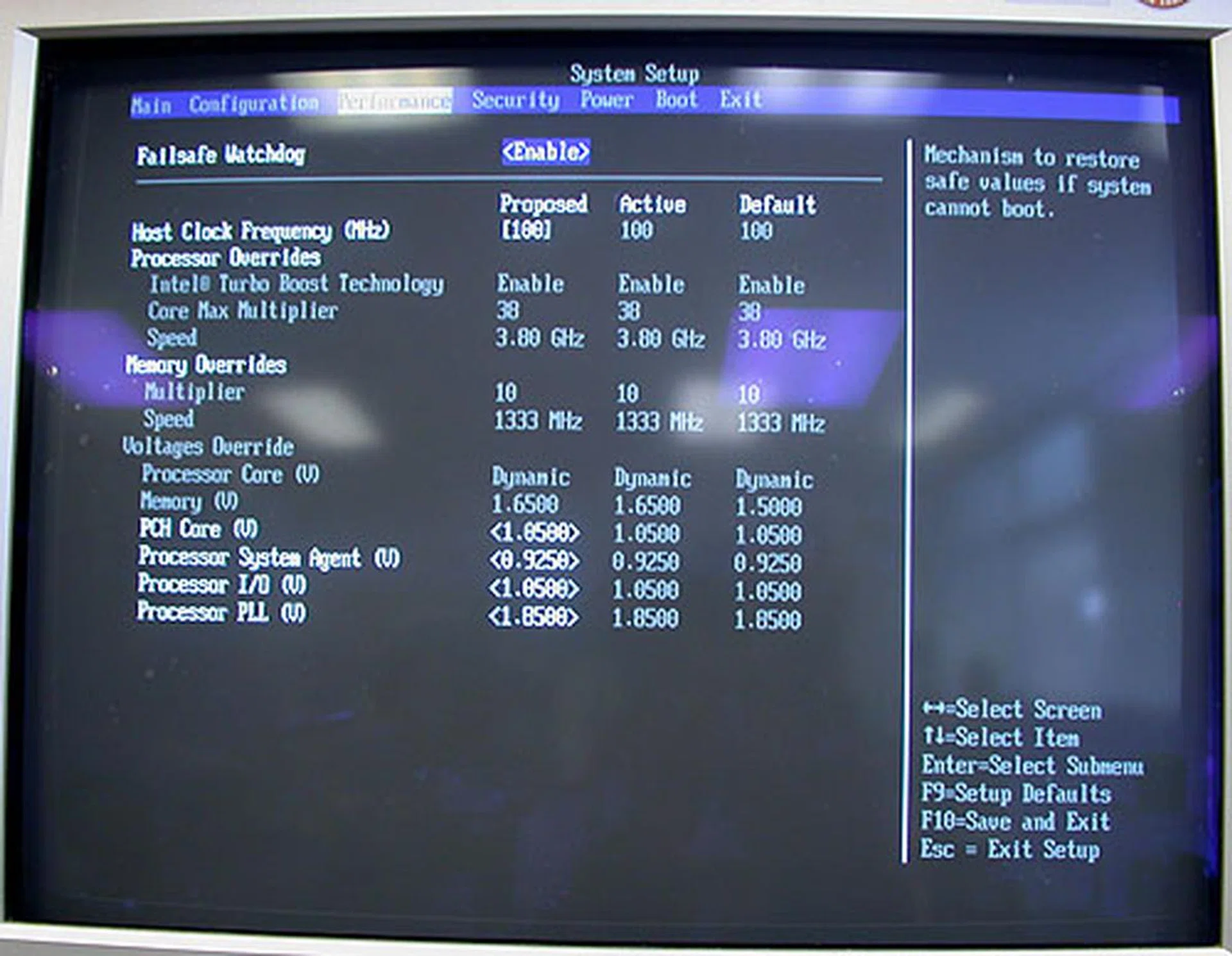 It may be an EFI BIOS but it's a very basic and plain interface from Intel. We however found it fast and with adequate settings for our needs. Less flash, more substance, we say. 