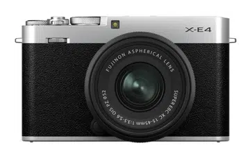 The new Fujifilm X-E4. (Image source: Fujifilm)