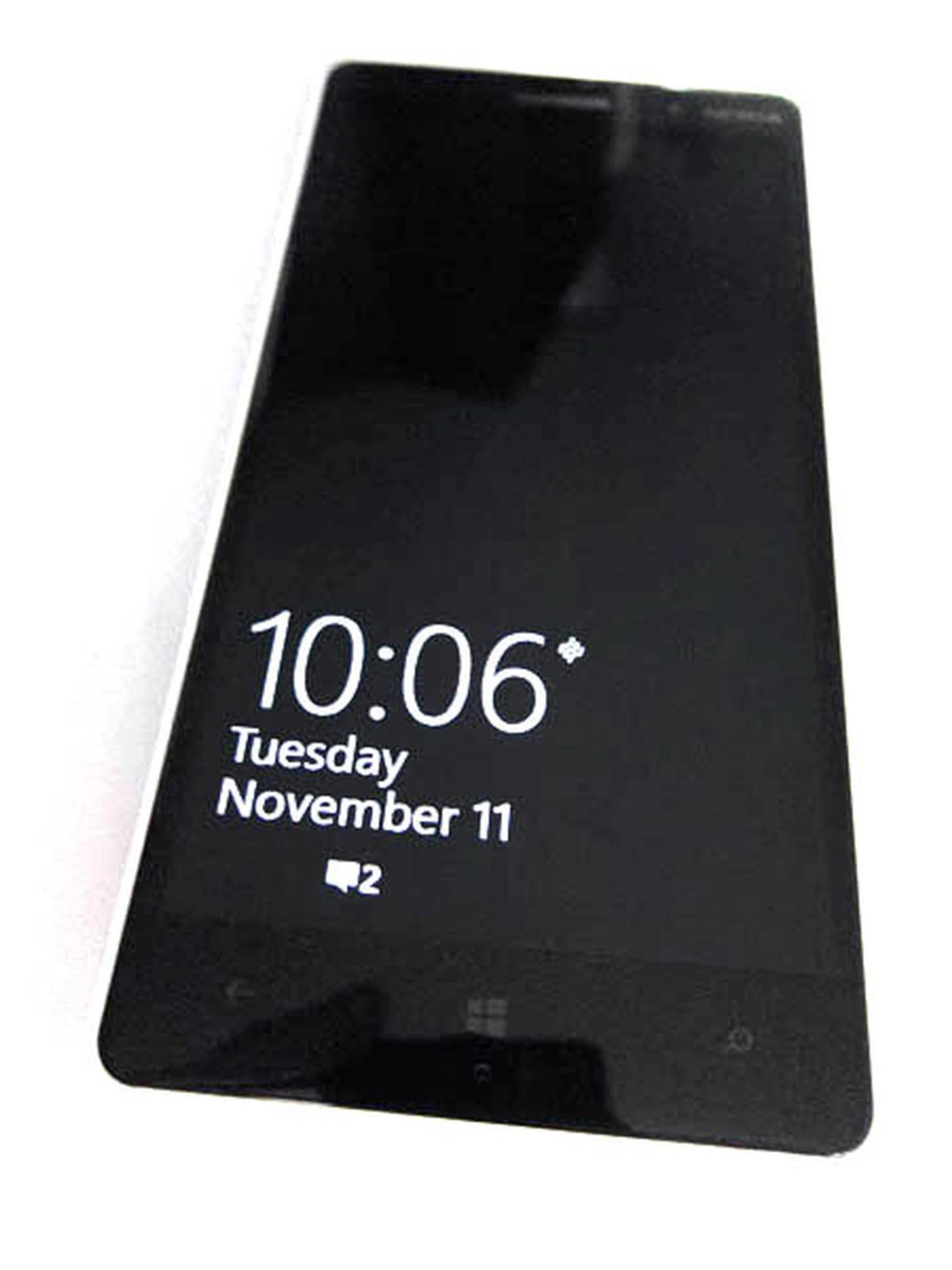 Glance important information without having to press the power button