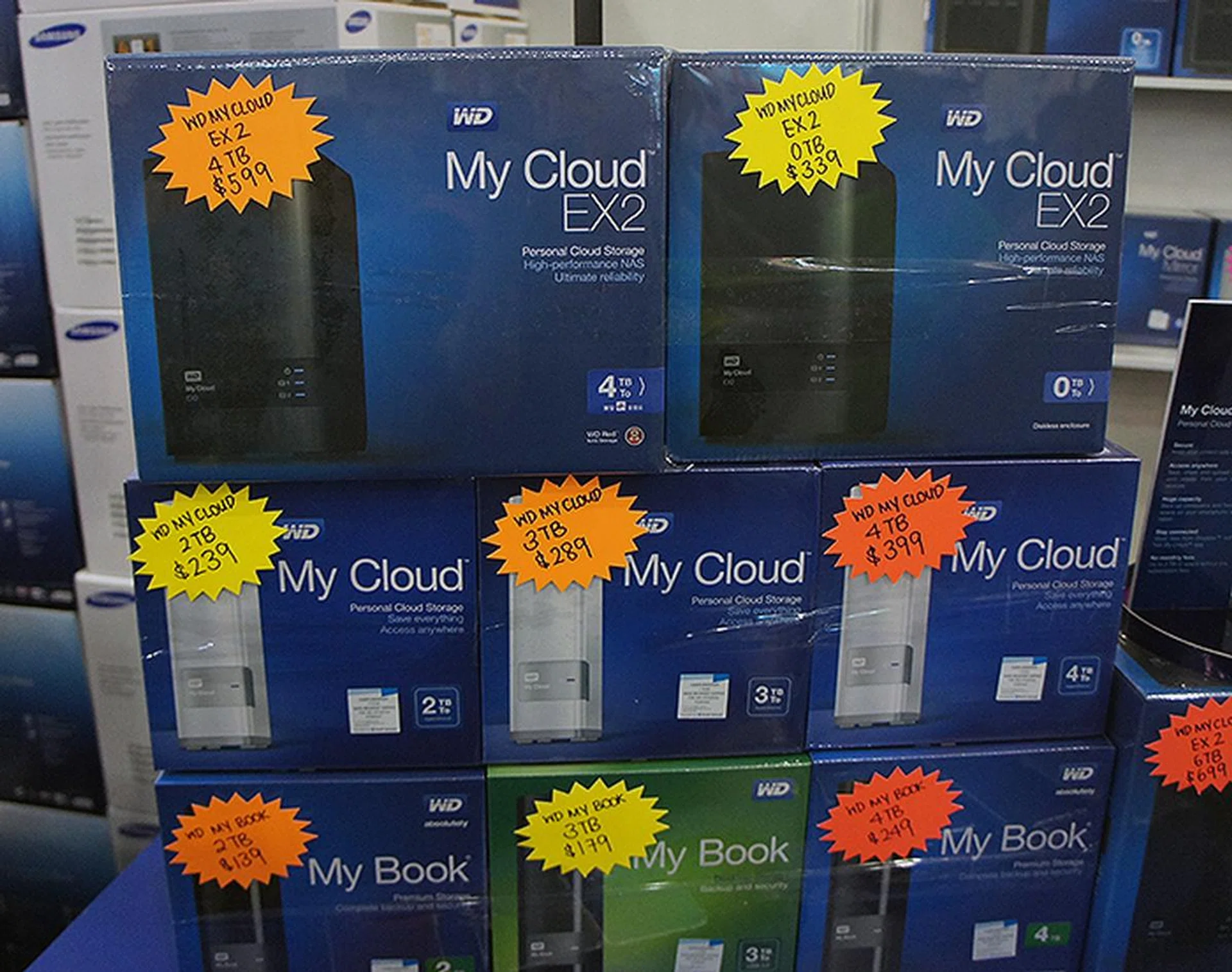 Western Digital is also offering its entire suite of My Cloud personal cloud storage devices at the show, including the recently released My Cloud Mirror.