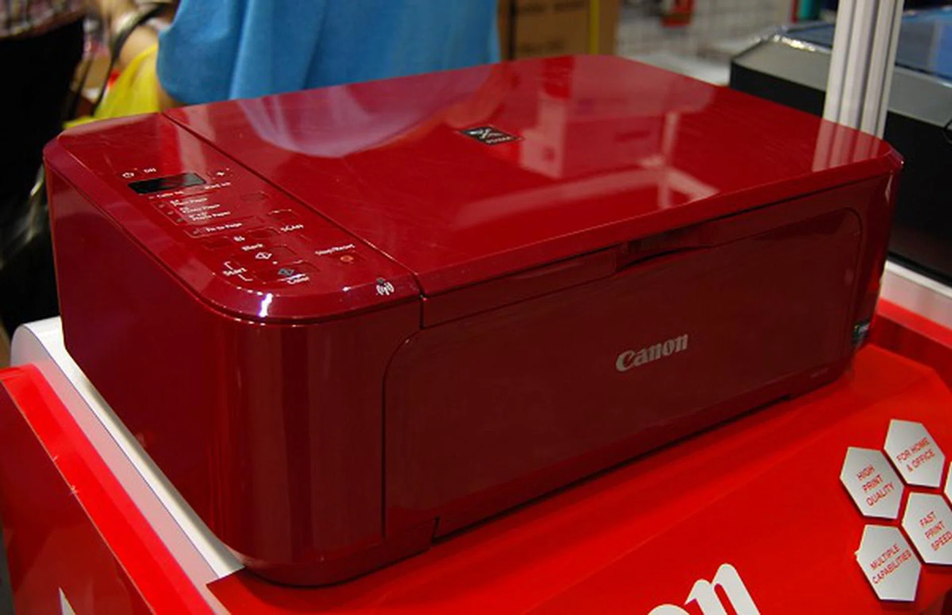 Canon's Pixma MG3170 wireless AIO printer is the company's star offer in their inkjet series and it's available in cherry red, white or black. Show price is $119 and comes with a scrapebook/photo album kit and a trolley to get it back to your home conveniently.
