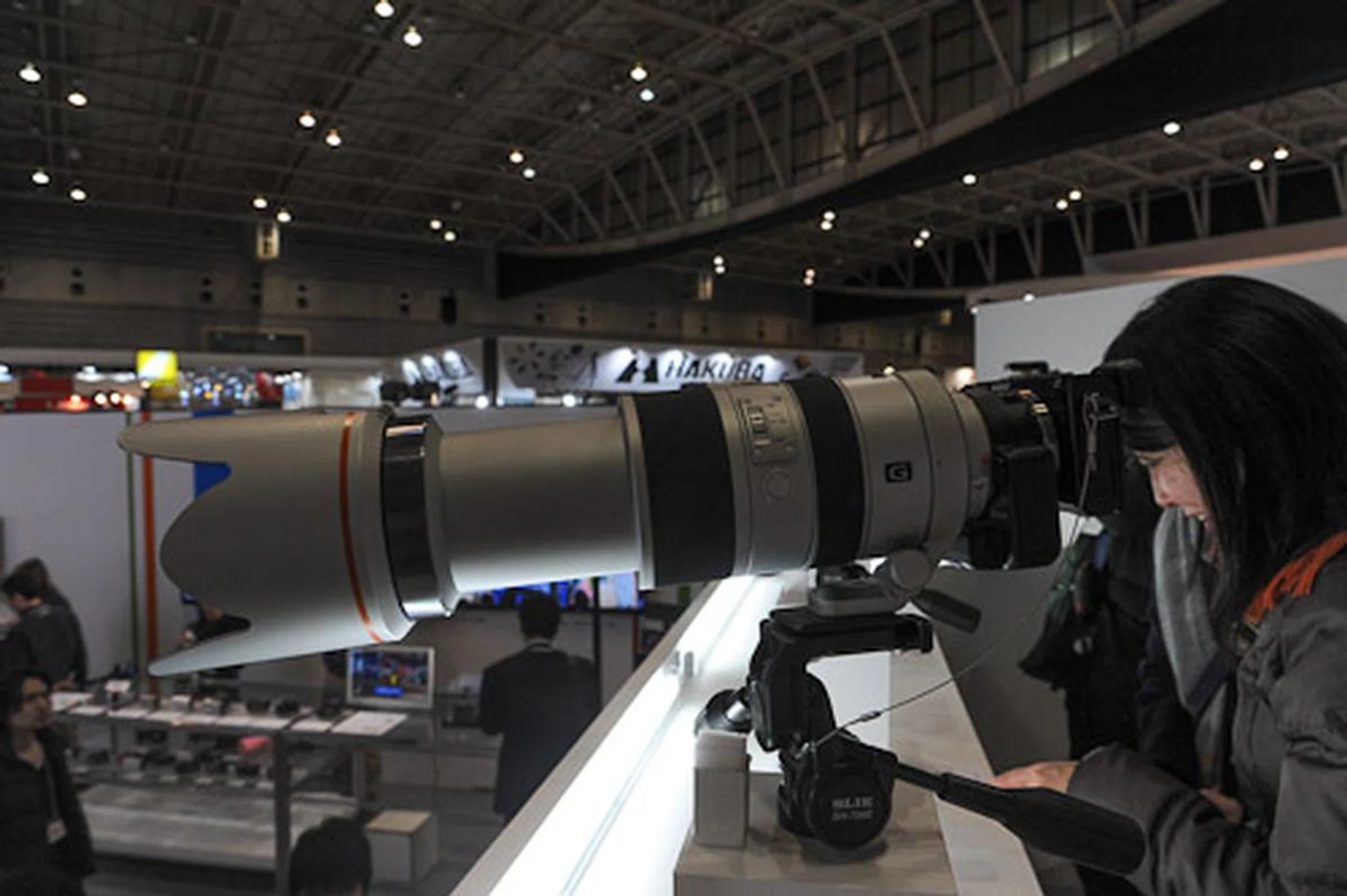 Just because you can do a thing, does that mean you should do that thing? That's a small Sony NEX-7 at the end of a large 70-400m G lens and mount adaptor.