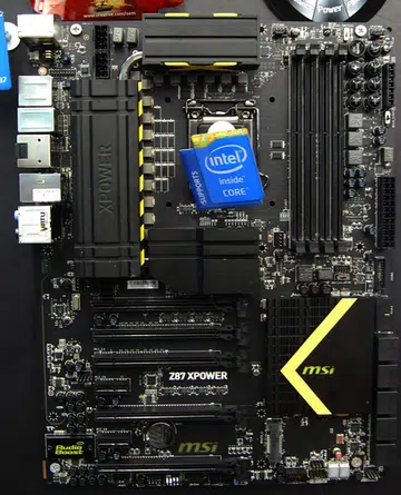 The MSI Z87 XPower motherboard that is the top dog in MSI's current range of OC Certified Intel 8-Series boards.