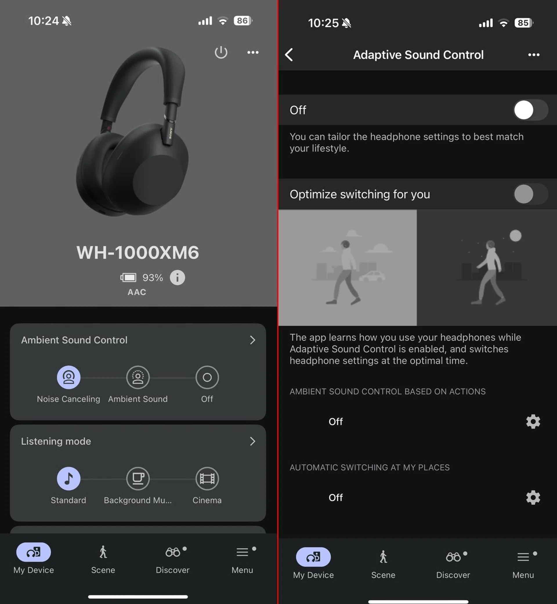 The Sound Connect app is good and allows for a great degree of customisation. Photo: HWZ