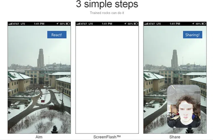 Screenshot from Reactions.co