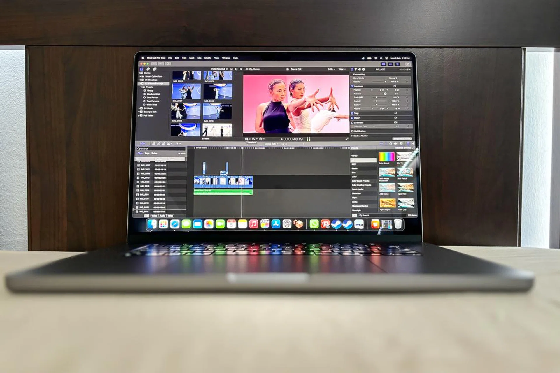 Even though it's an older model, my Apple Macbook Pro with M2 Max still handles video editing and basically every task effortlessly.