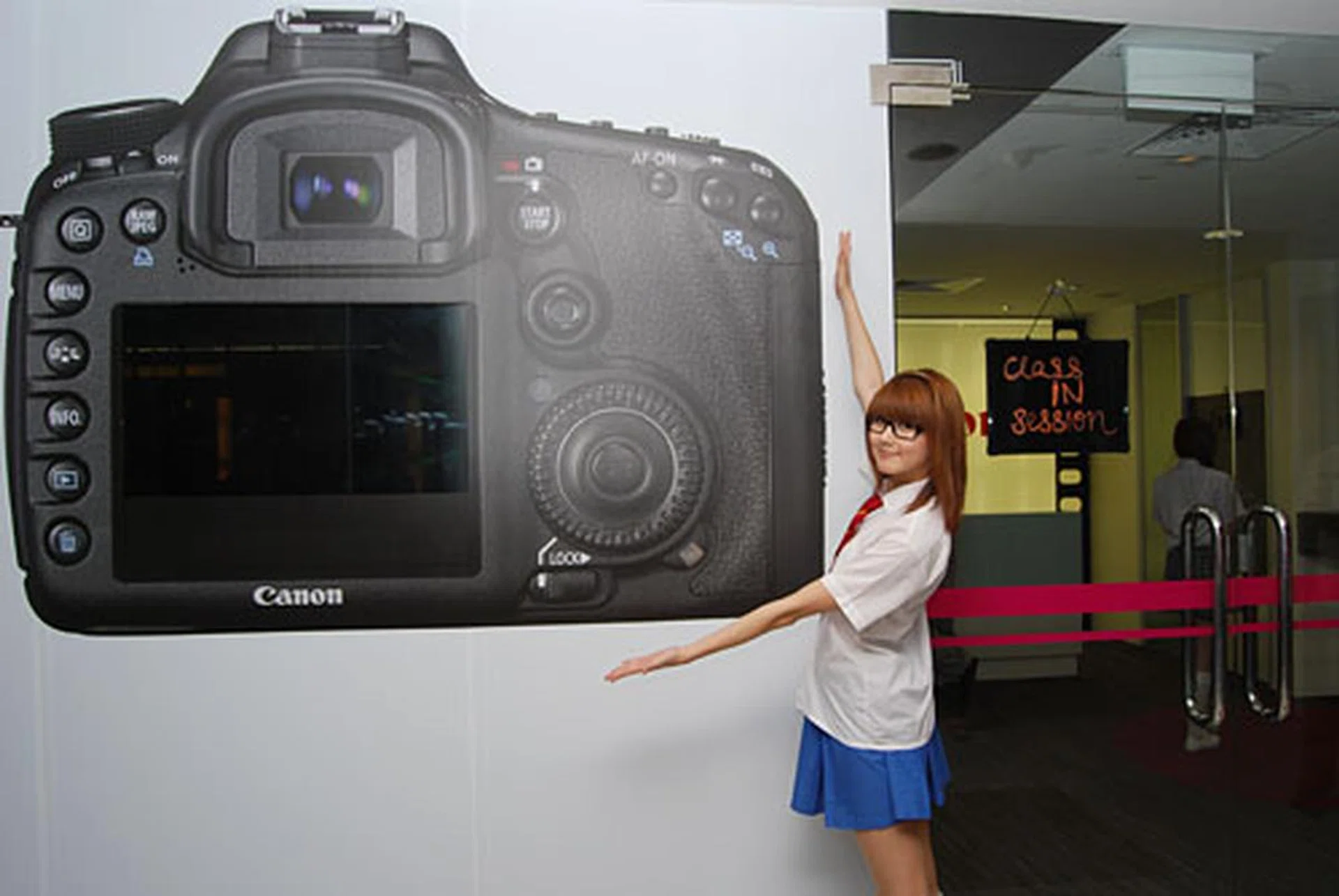 Go back to school with Canon, giant camera not included!