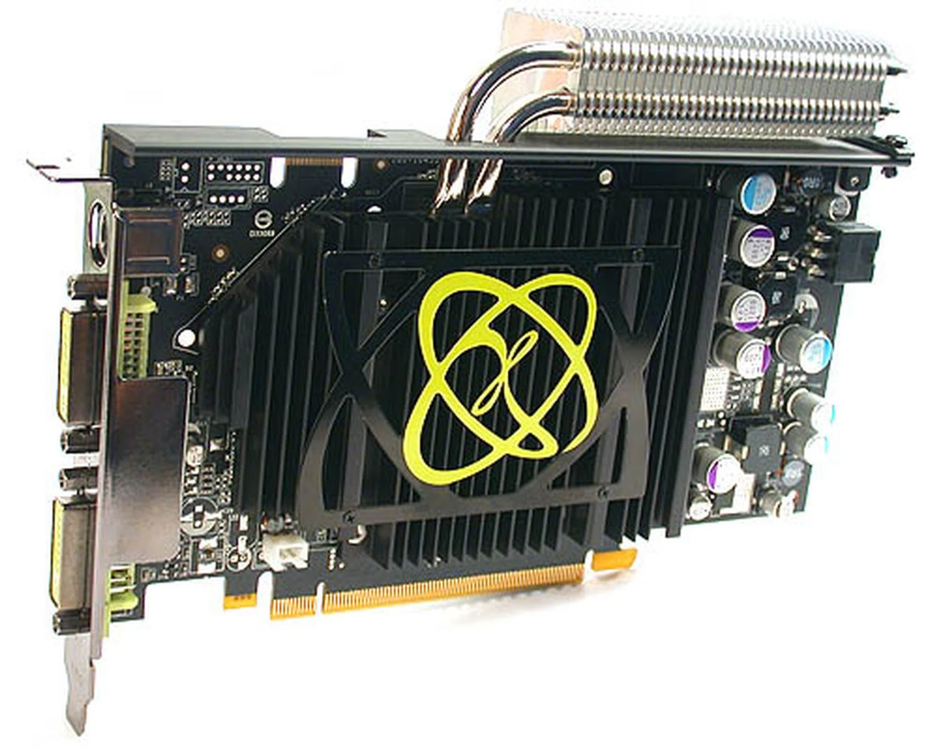 XFX just about pulls it off with this passive and overclocked GeForce 7950 GT. 