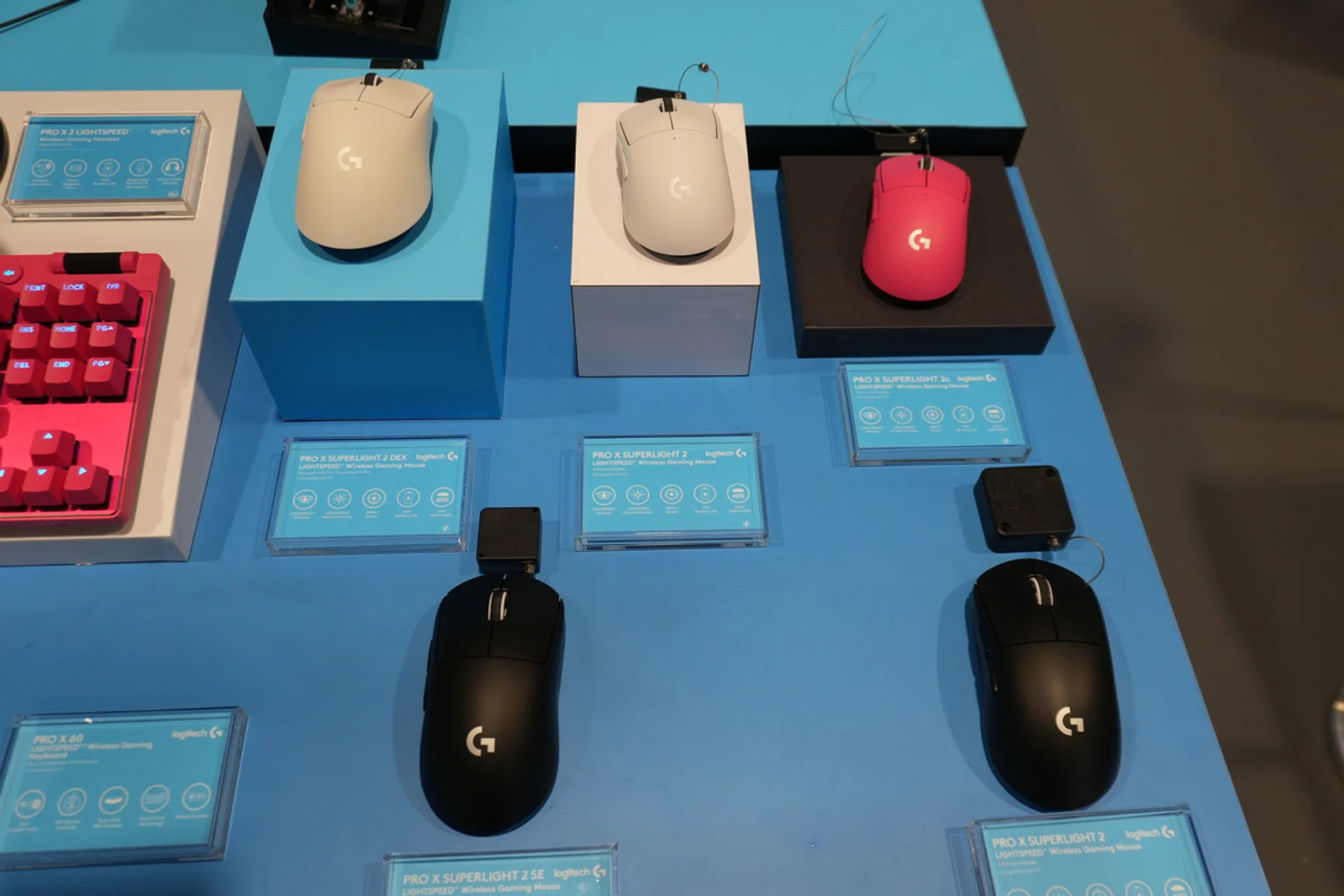 Logitech peripherals available for purchase at the Smart Home Tech Show
