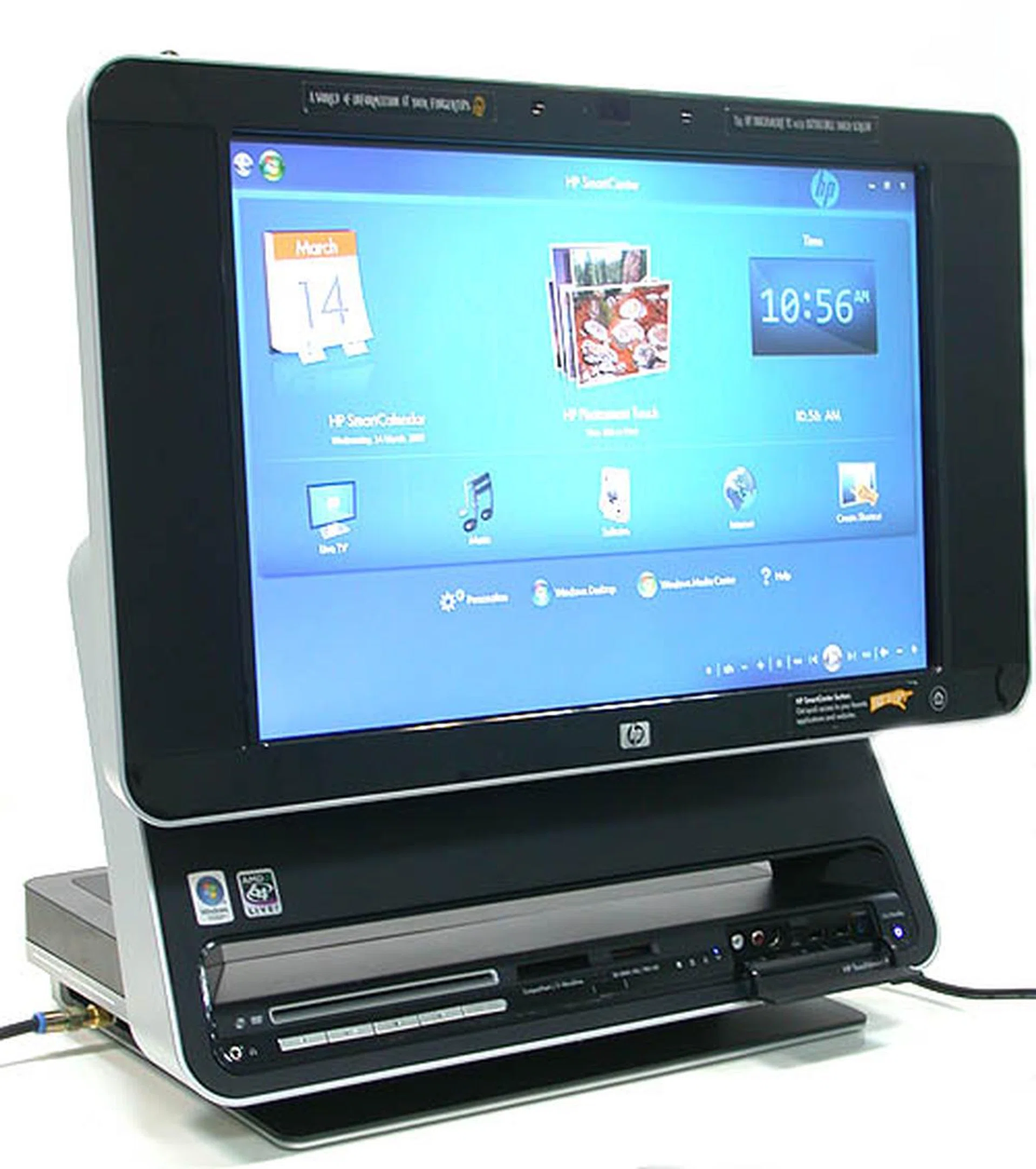 Merging the interactive kiosk with the home PC, HP promises a unique experience with its TouchSmart IQ770 PC.
